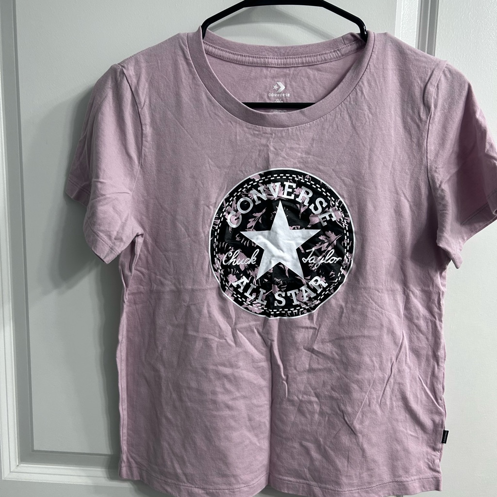 Converse Light Pink Logo TShirt